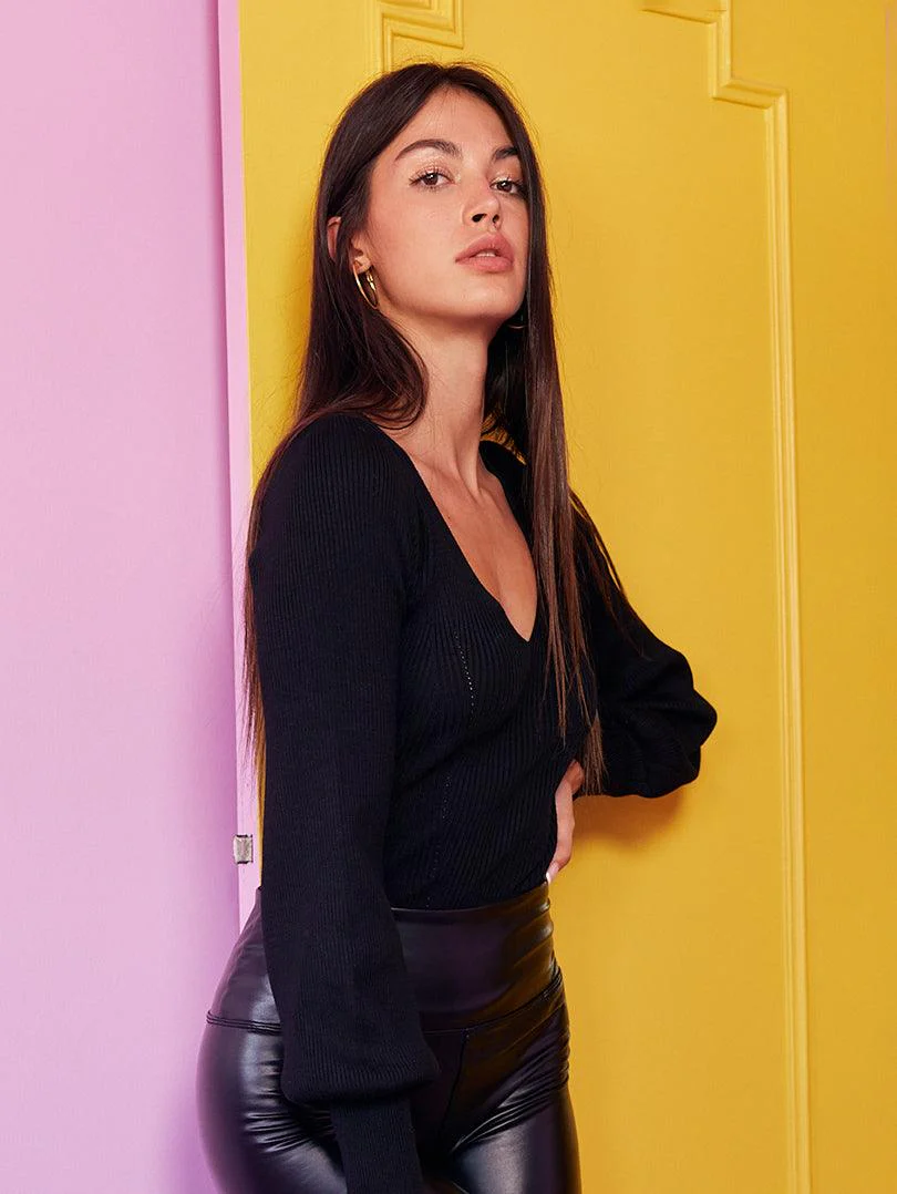 Body en maille fine manches longues - Image 11