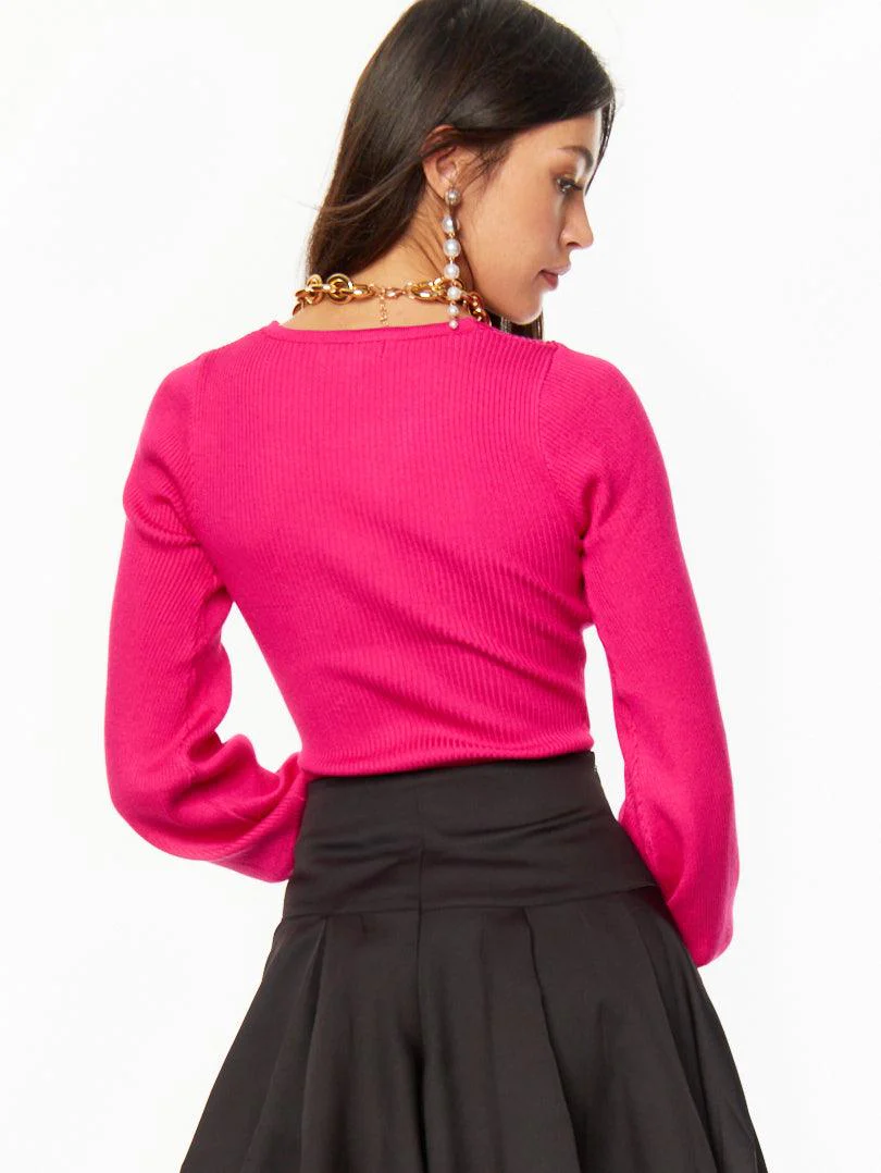 Body en maille fine manches longues - Image 15