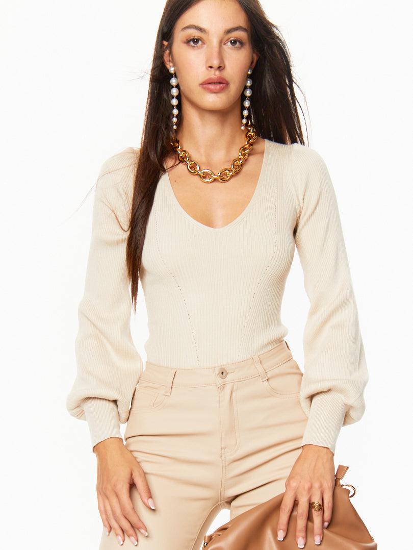 Body en maille fine manches longues - Image 7