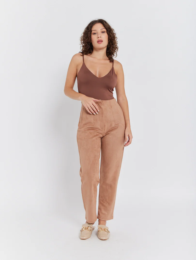 Body top sans manches col V - Image 8