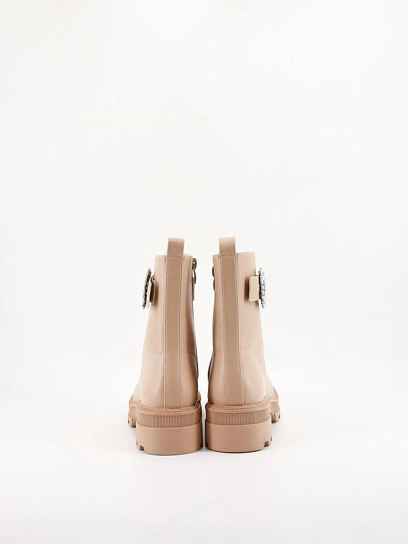 Bottines à empiecement argenté - Image 4