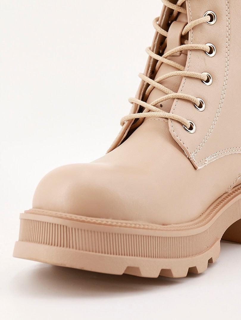 Bottines à empiecement argenté - Image 5