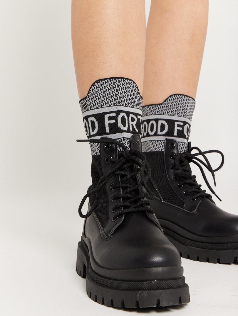 Bottines chaussettes bicolores - Image 10