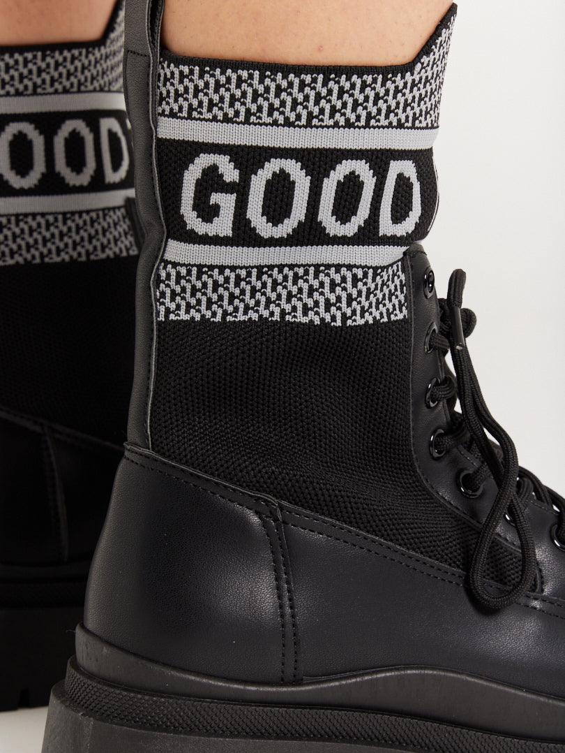 Bottines chaussettes bicolores - Image 11