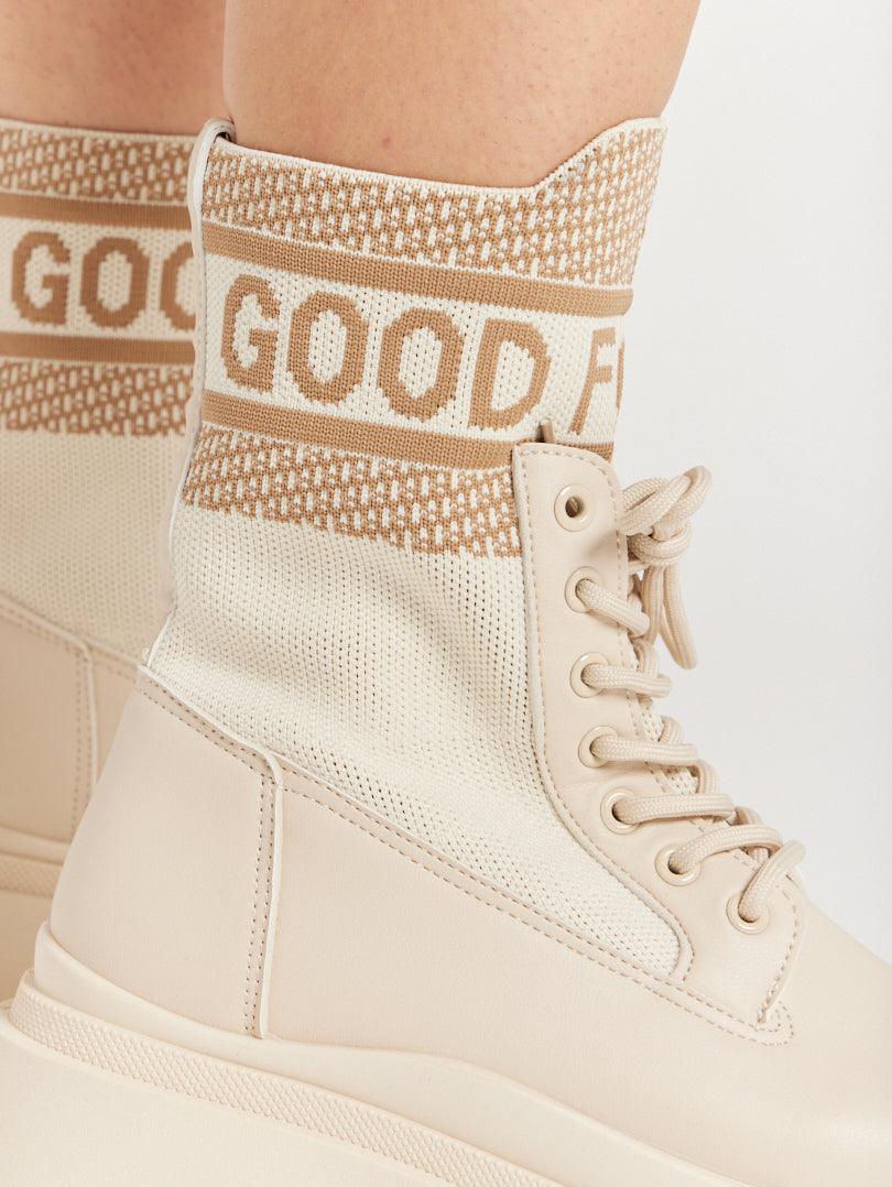 Bottines chaussettes bicolores - Image 4