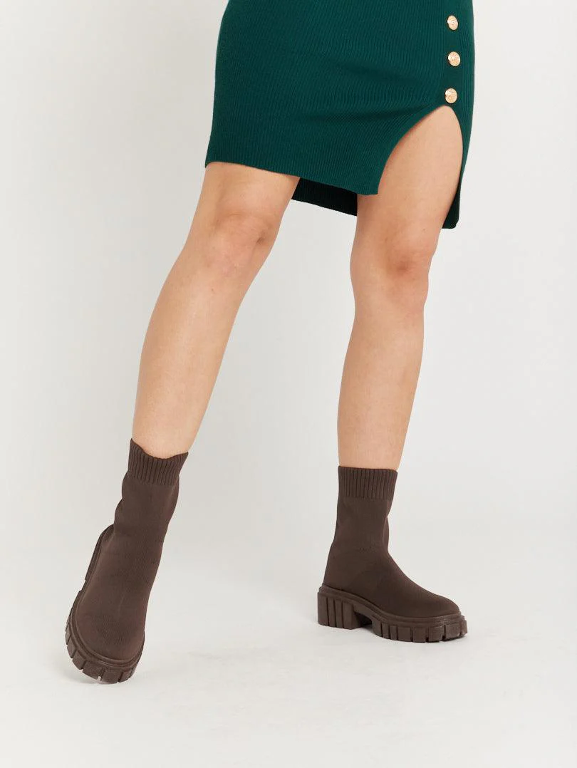 Bottines chaussettes blanches - Image 15