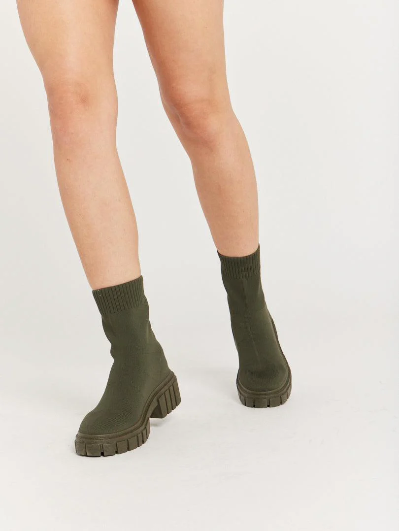 Bottines chaussettes blanches - Image 4