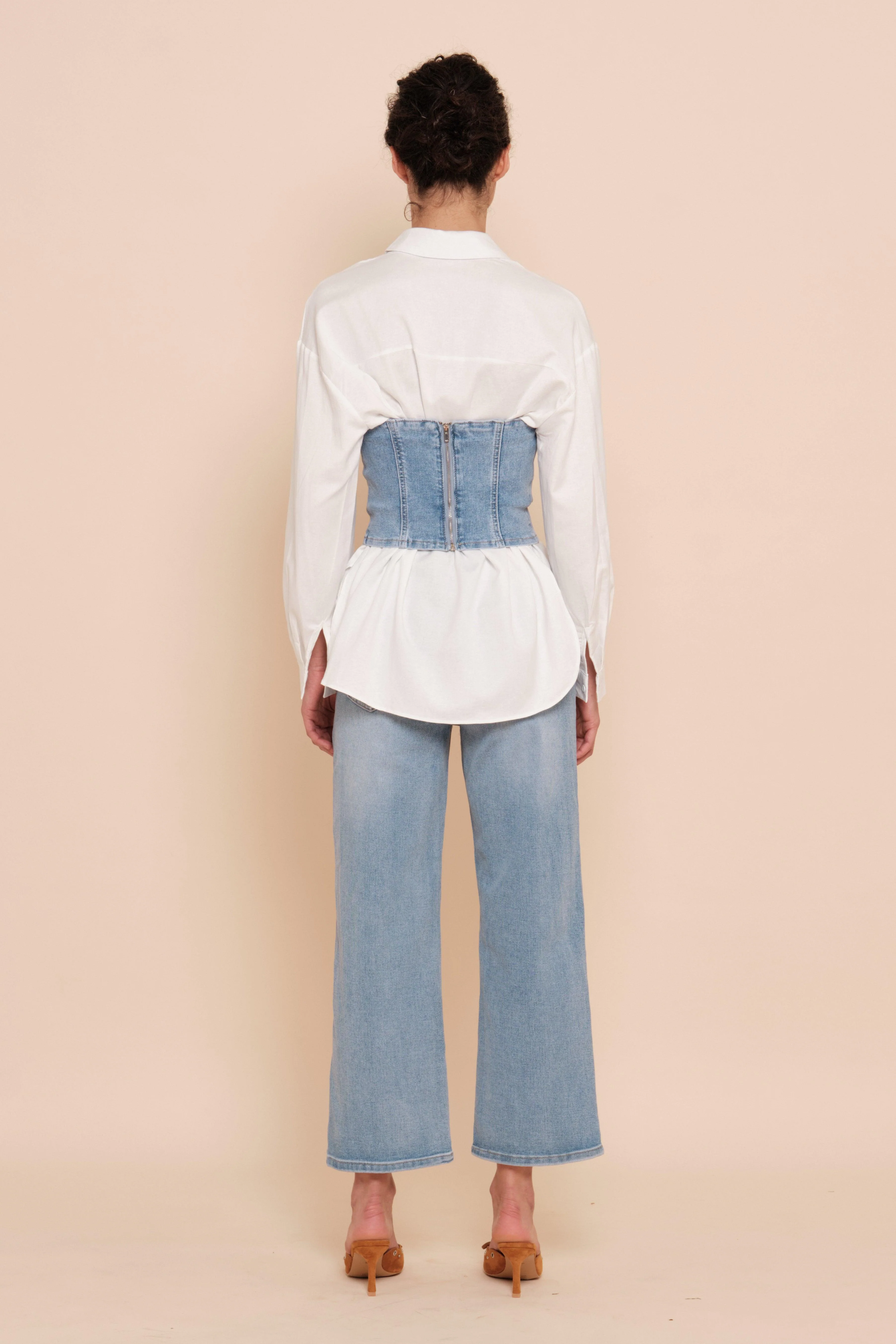 Bustier en denim - Image 3