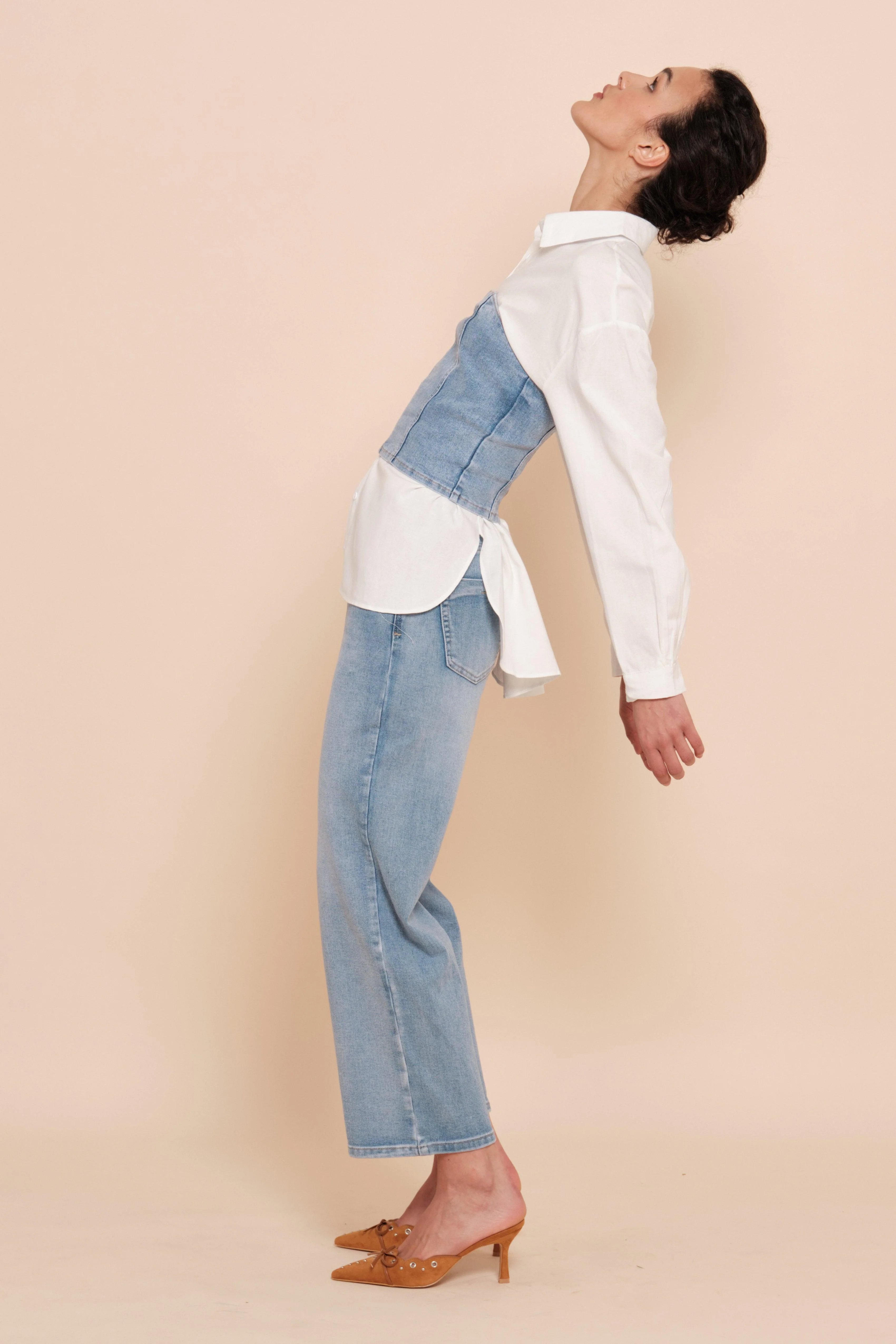 Bustier en denim - Image 4