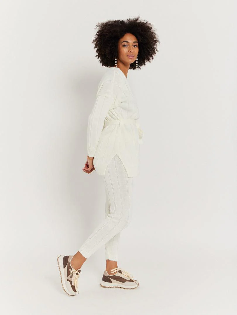 Ensemble en lainage blanc - Image 11