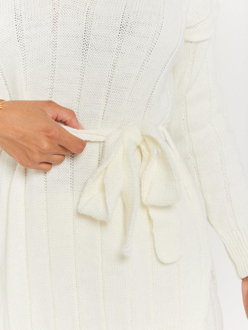 Ensemble en lainage blanc - Image 12