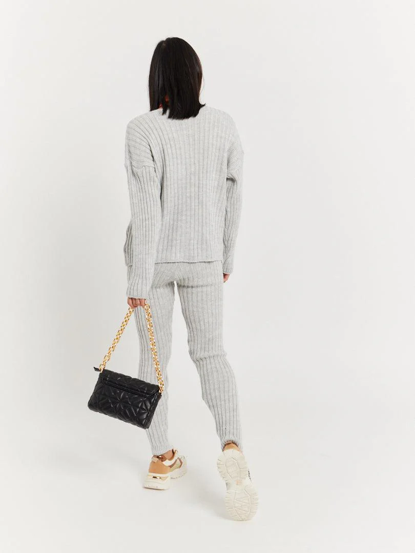 Ensemble pantalon en lainage kaki - Image 14