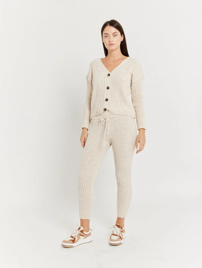 Ensemble pantalon en lainage kaki - Image 5