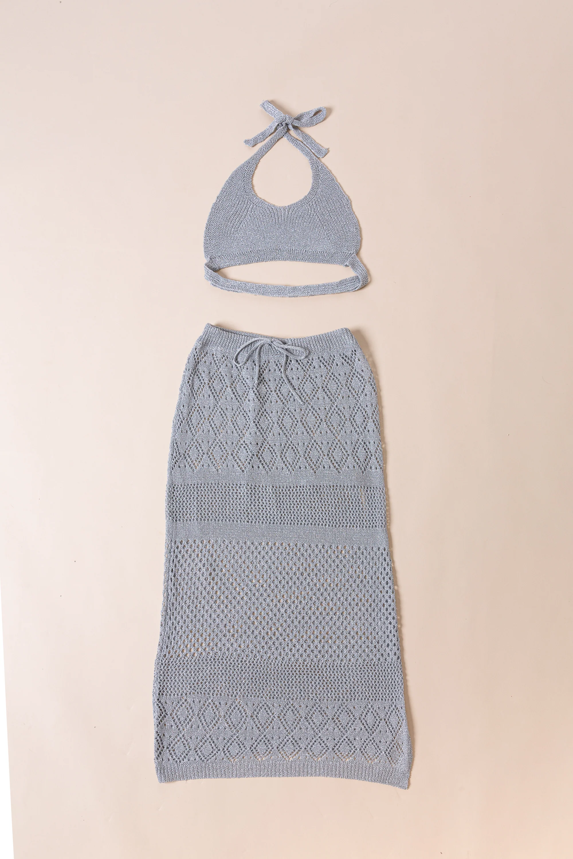 Ensemble top et jupe en crochet - Image 4