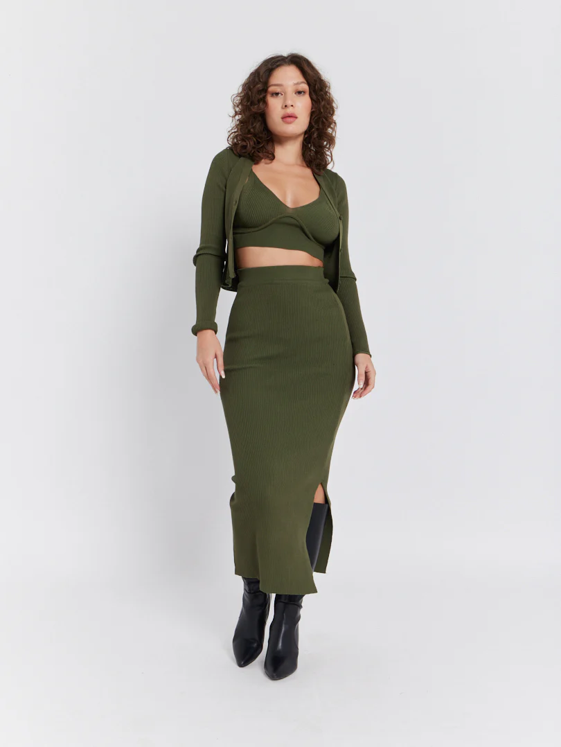 Ensemble trois pièces en maille côtelée - Image 13