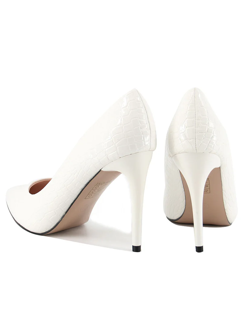 Escarpins croco bout pointu - Image 3