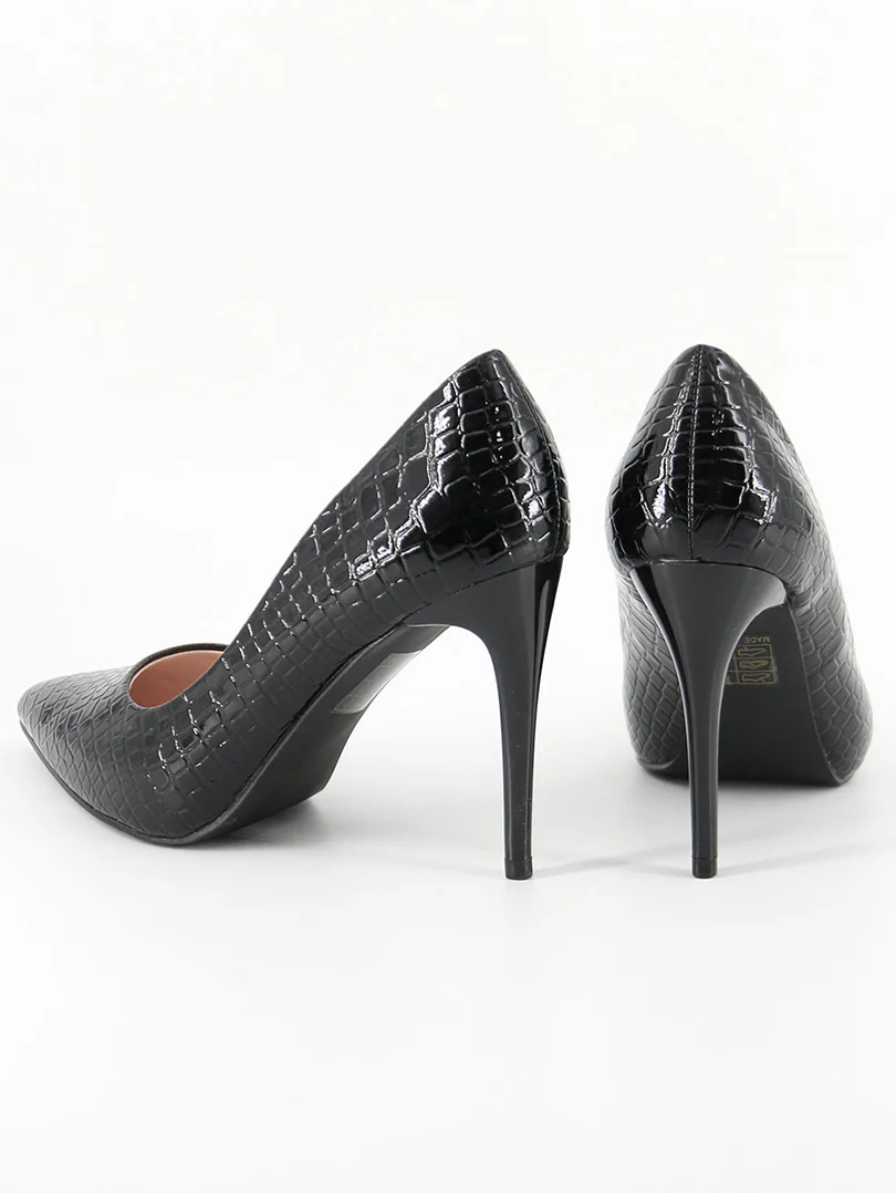 Escarpins croco bout pointu - Image 7