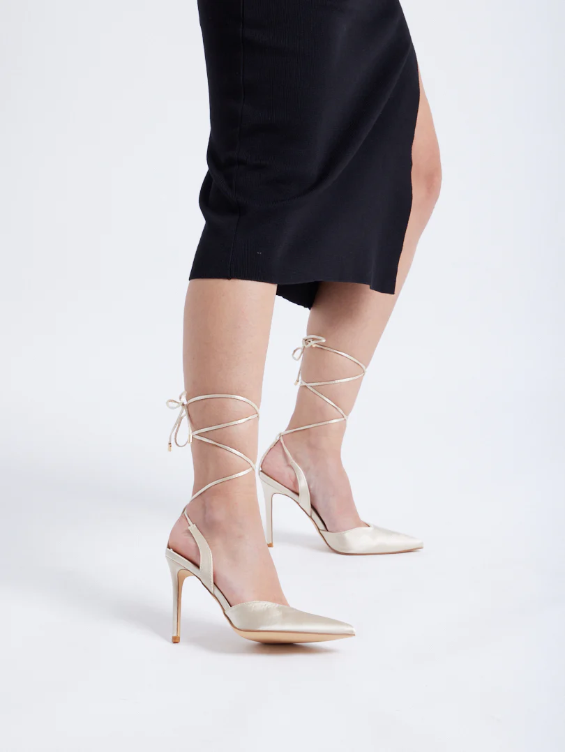 Escarpins stiletto satinés - Image 4