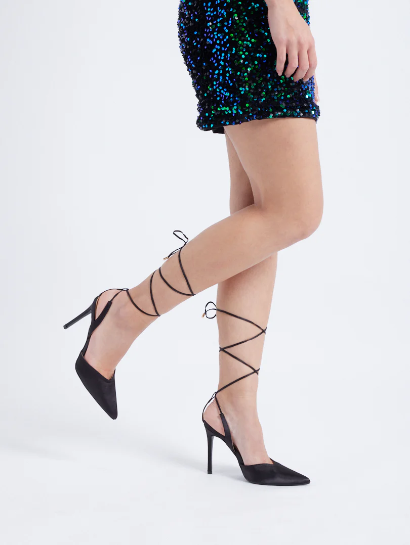 Escarpins stiletto satinés - Image 5