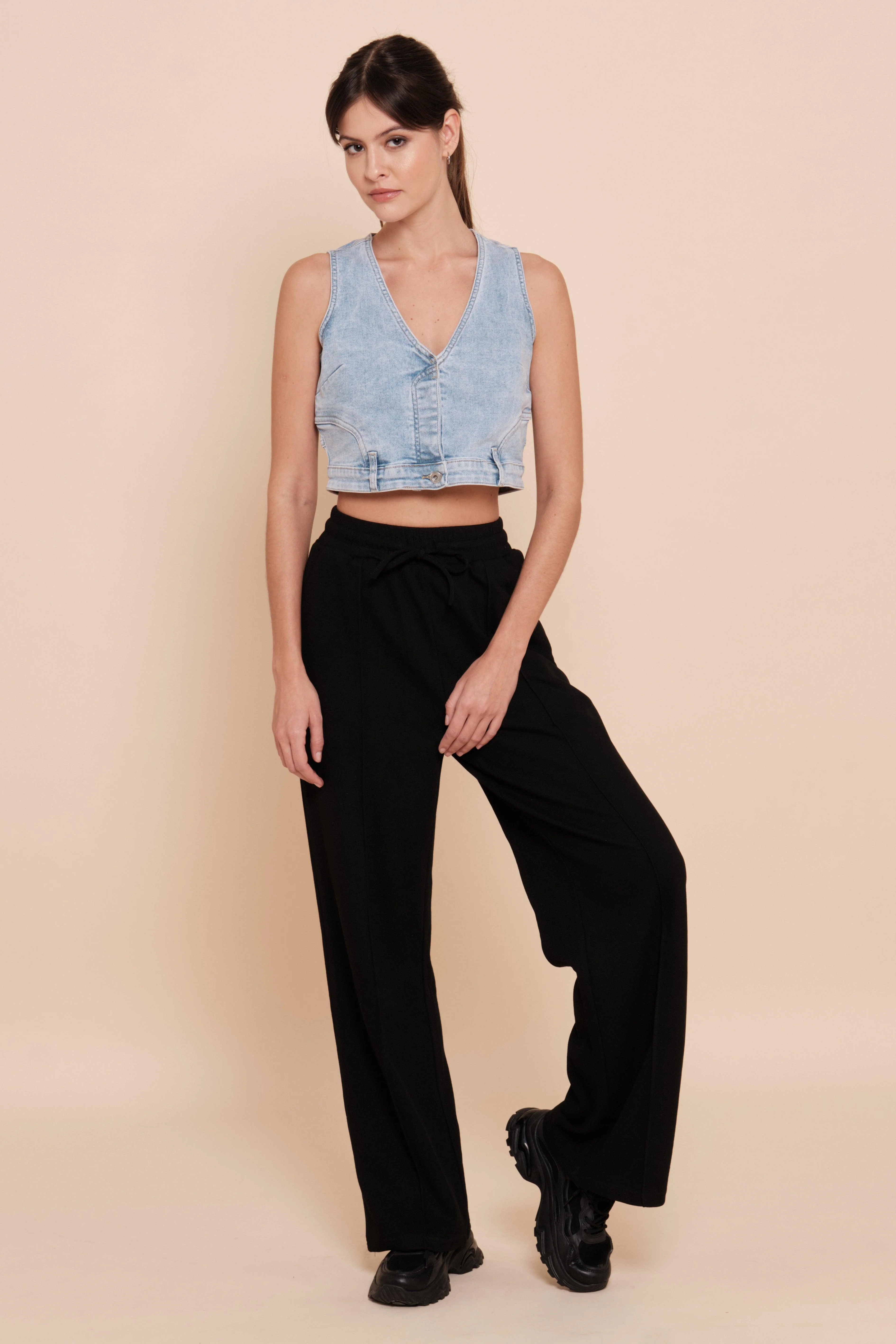 Gilet sans manche en jean - Image 4