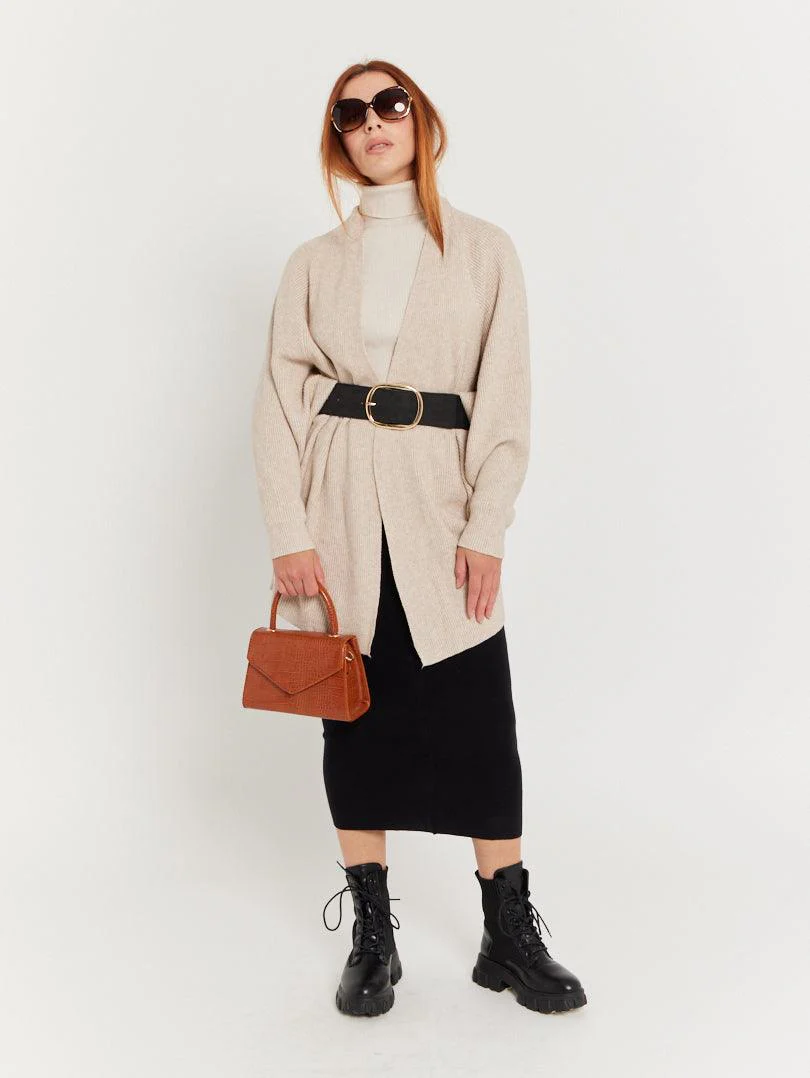 Gilet mi long en maille - Image 9