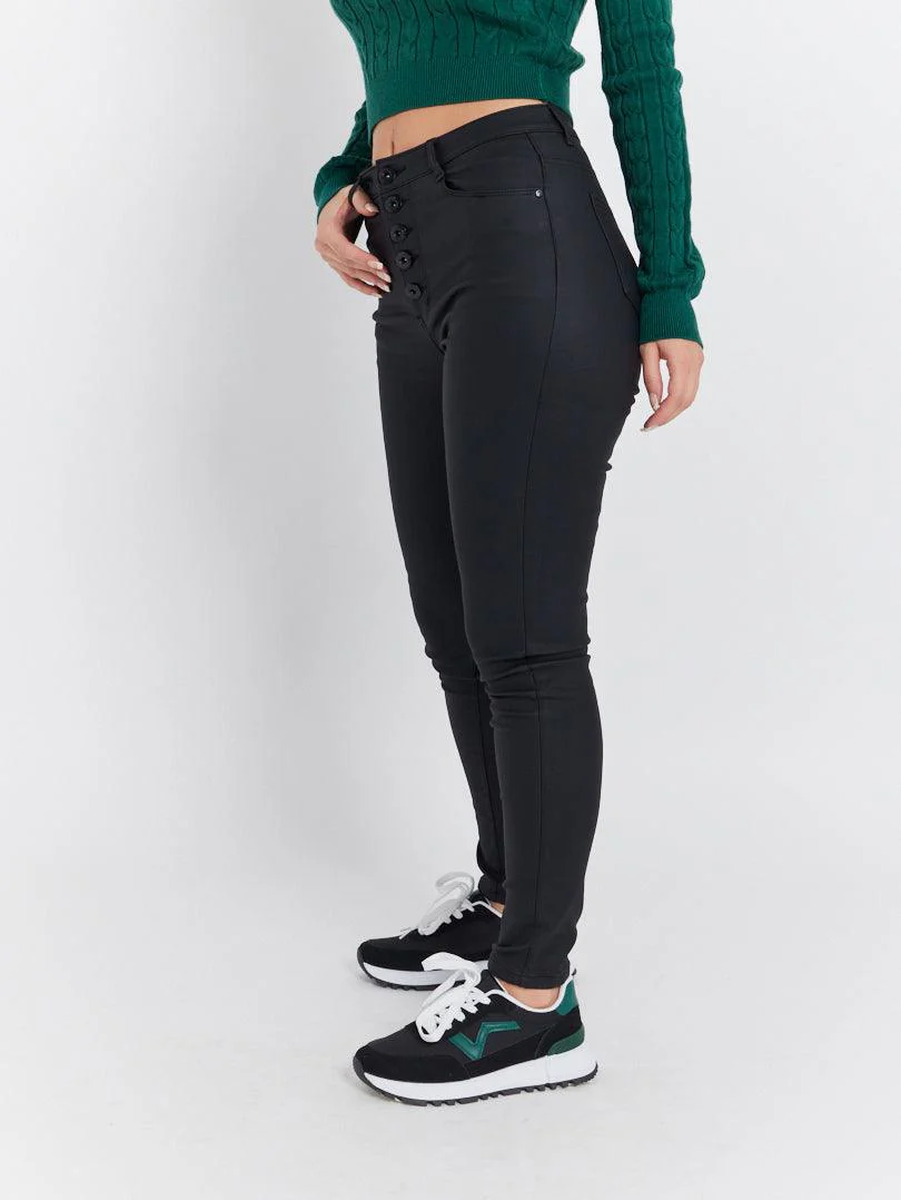 Jean skinny boutonnage apparent - Image 3