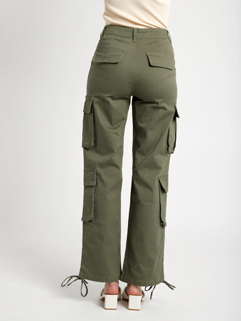 Pantalon cargo droit avec cordon de serrage - Image 14