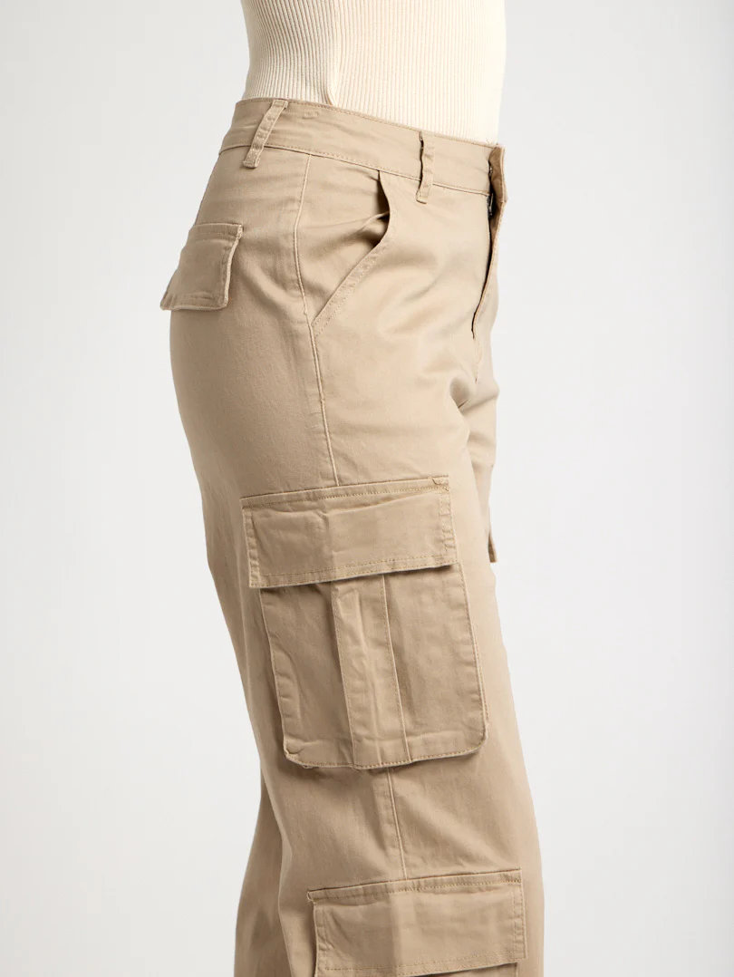 Pantalon cargo droit avec cordon de serrage - Image 5