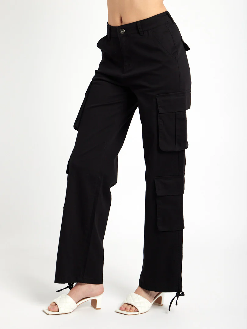 Pantalon cargo droit avec cordon de serrage - Image 8