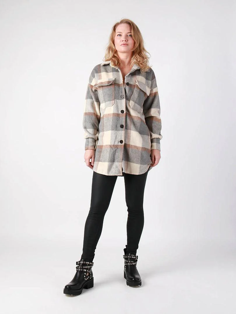 Pantalon en simili cuir noir et fermetures argenté - Image 5