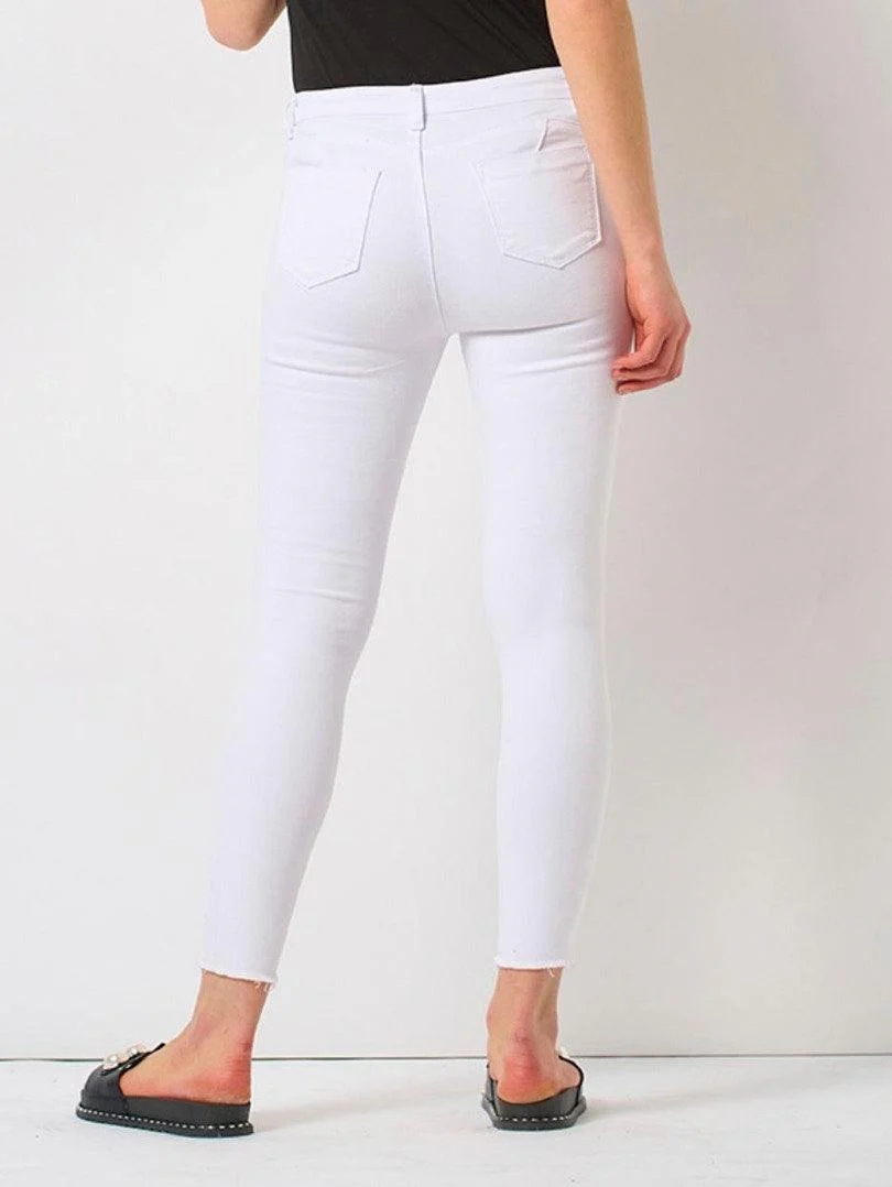 Pantalon jeans blanc - Image 4