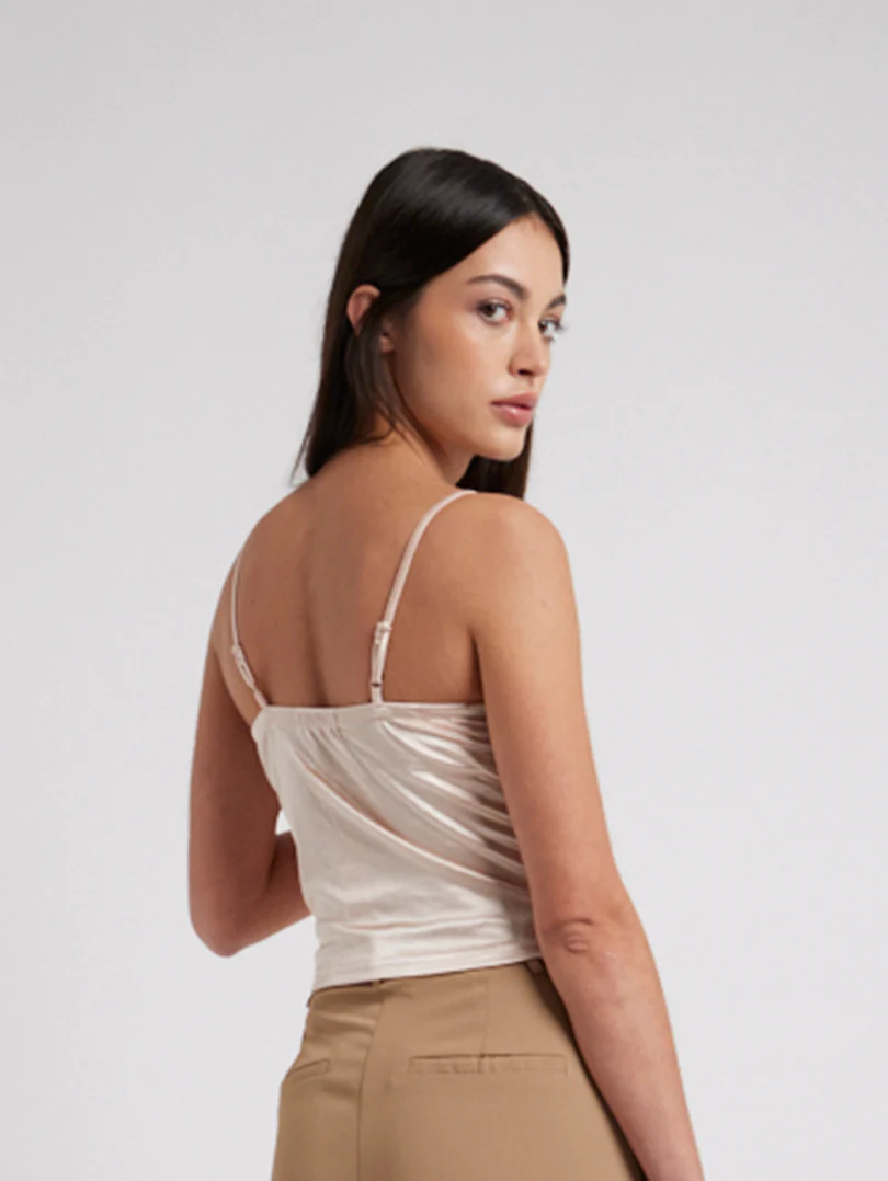 Top corset à bretelles en strass - Image 9