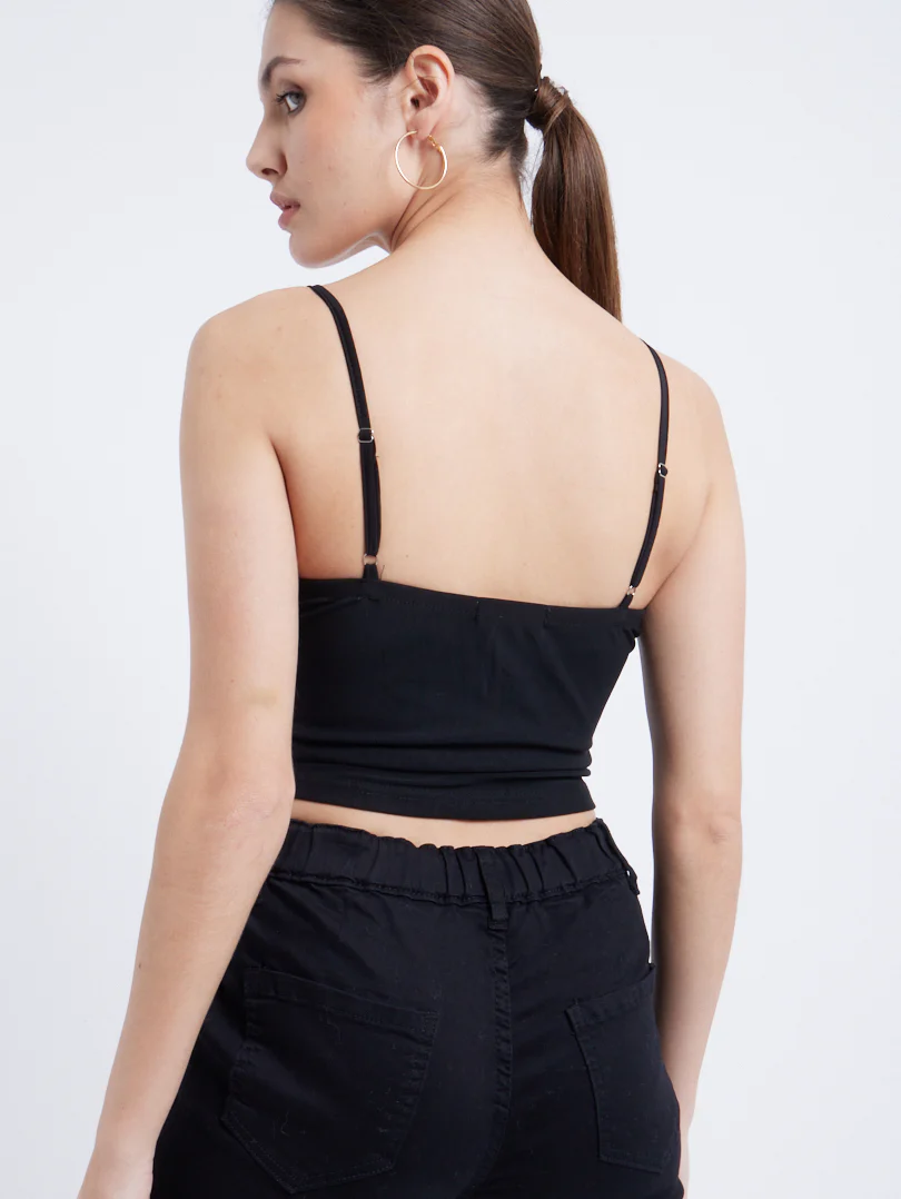 Top corset avec finition froncée - Image 13