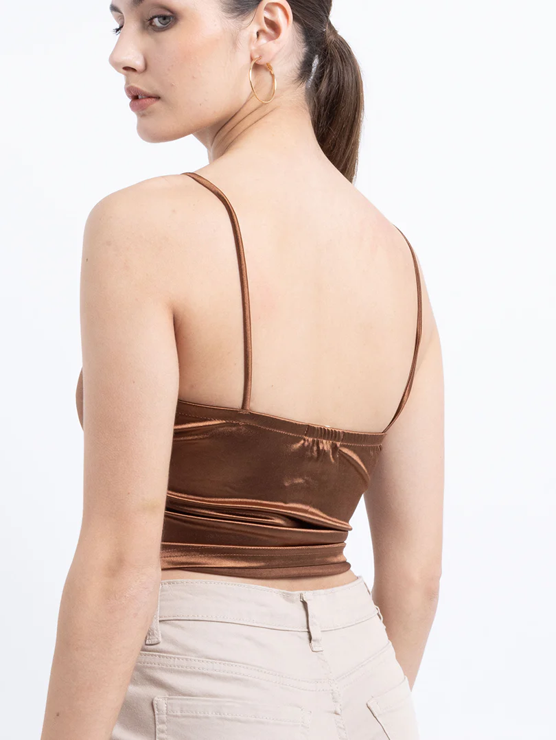 Top corset finition strass brettelles fines - Image 14